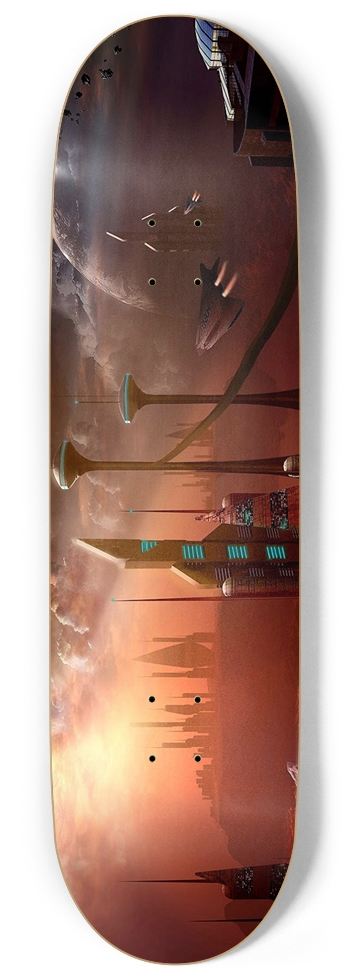Custom Skateboard Space #0017 9 Inch Skateboard