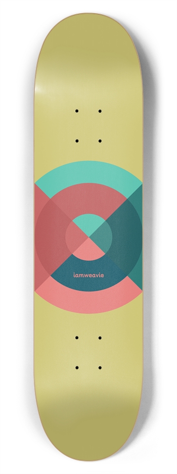 Bullseye 7-3/4 Skateboard Deck