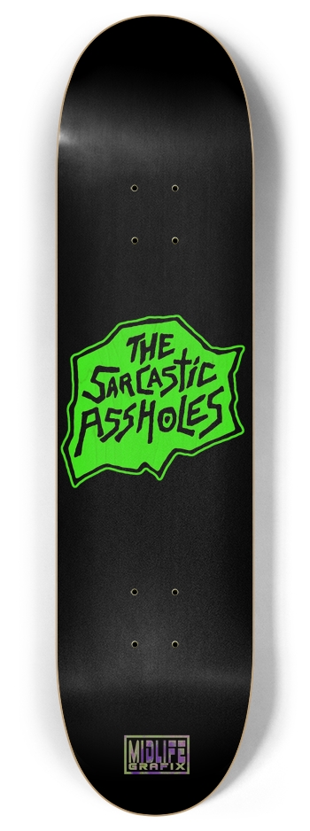T.S.A. The Sarcastic Assholes Popsicle Deck 8 Inch Skateboard Deck