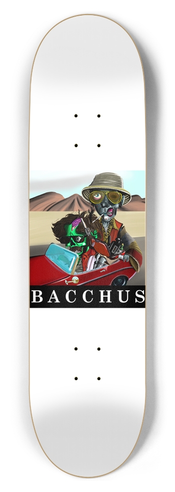 BACCHUS FEAR THE DESERT 8-1/2 Skateboard Deck