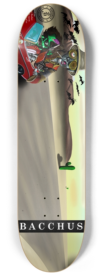 BACCHUS - BATS 8-1/4 Skateboard Deck