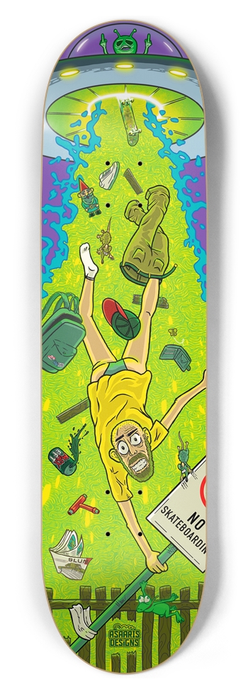 Abducted 8.5" 8-1/2 Skateboard Deck