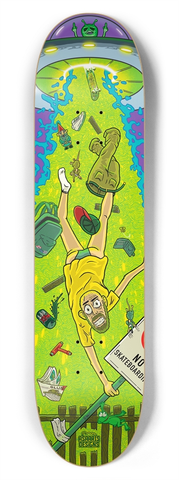 Abducted 7.75" 7-3/4 Skateboard Deck