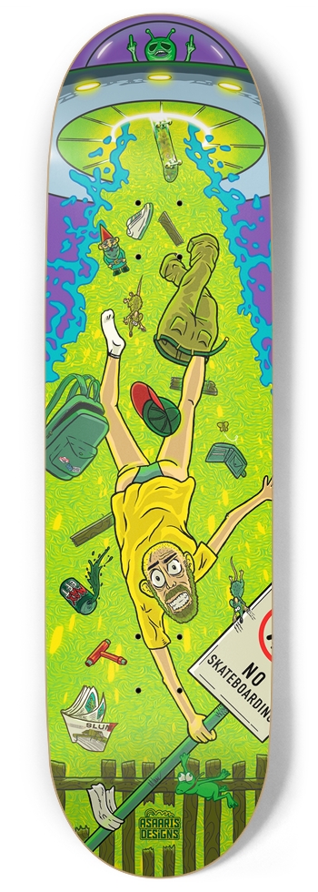 Abducted 9.0" 9 Inch Skateboard