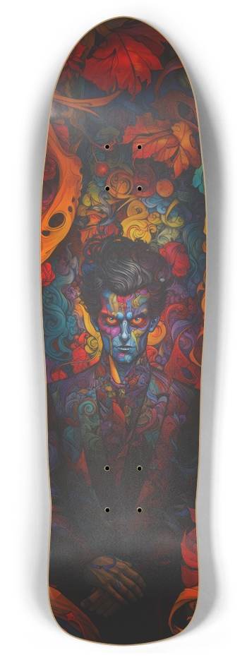 Mr. Sir Custom Skateboard Retro Rocket