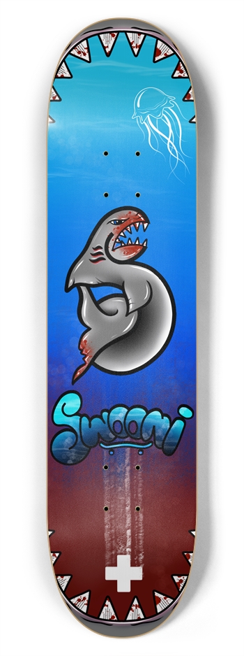 SH@RK 7.75 7-3/4 Skateboard Deck