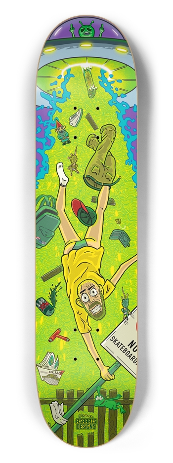 Abducted 7.5" 7-1/2 Skateboard Deck