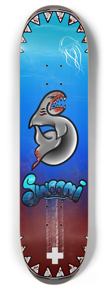 SH@RK 8.0 8 Inch Skateboard Deck
