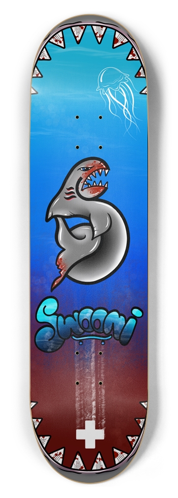 SH@RK 8.5 8-1/2 Skateboard Deck
