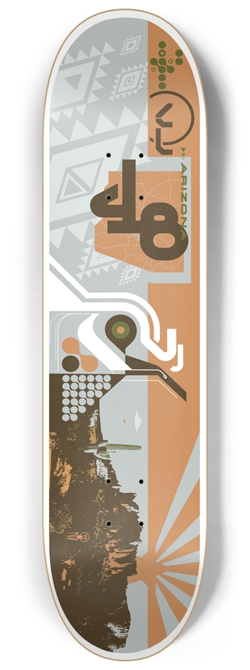 48 8-1/4 Skateboard Deck