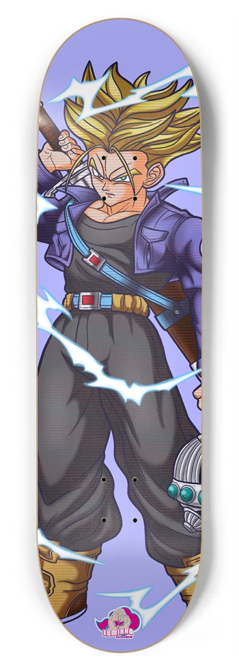 Saiyan Future Trunks 8-3/4 Inch Skateboard