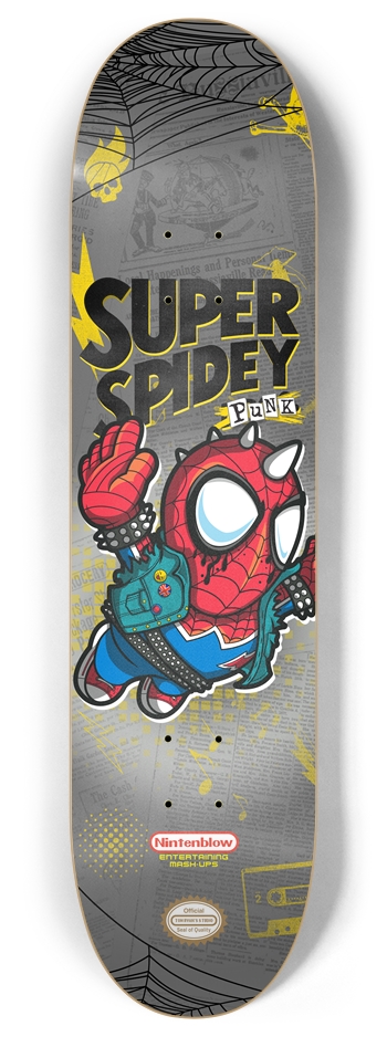 Spidey Punk 8 8 Inch Skateboard Deck
