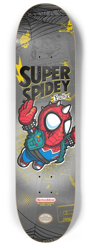 Spidey Punk 8.25 8-1/4 Skateboard Deck
