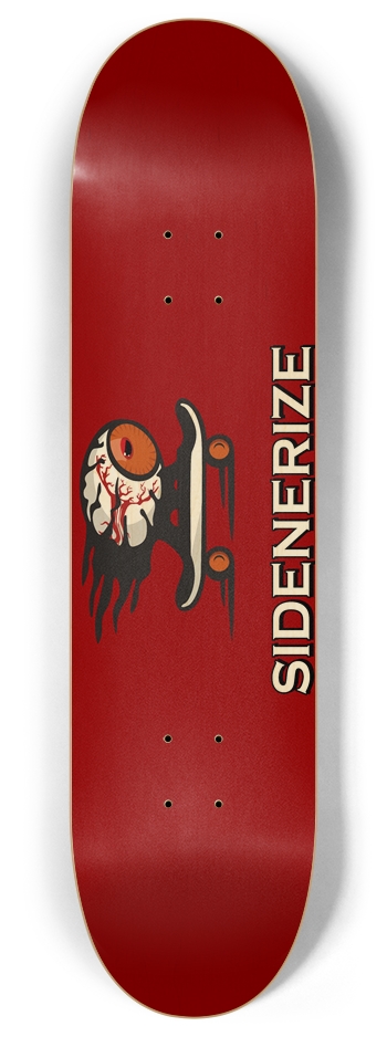SIDENERIZE LOGO BD1 8.0 8 Inch Skateboard Deck