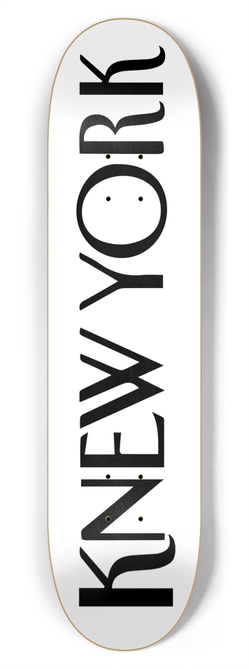 Puro Knew York Deck 3 7-3/4 Skateboard Deck