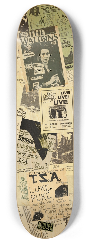 T.S.A. Flyer Deck- 8 Inch Popsicle 8 Inch Skateboard Deck