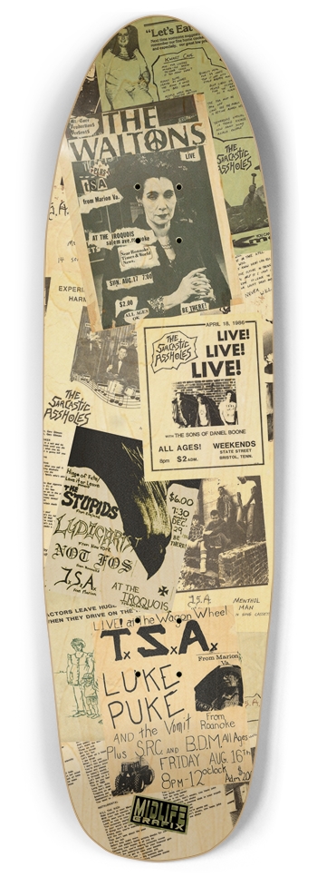 T.S.A. Flyer Deck- Punk Nose Deck Punk Nose Shape