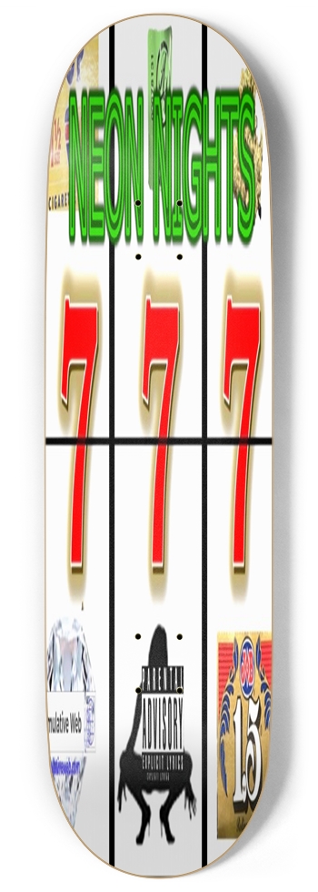 NEON NIGHTS pt.777 9 Inch Skateboard