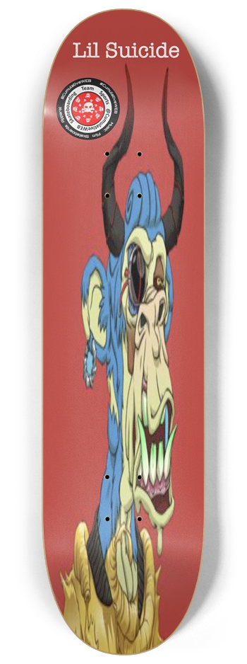 Lil Suicide  8-1/4 Skateboard Deck