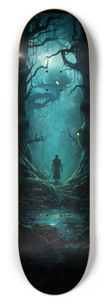 alone at night Skateboard 8-1/2 Skateboard Deck