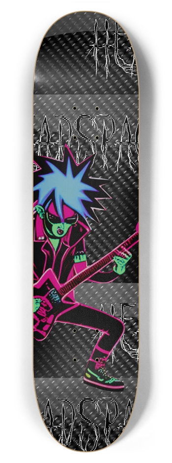 7.87 x 31.75 Headspace punk AF deck 7-7/8 Skateboard Deck
