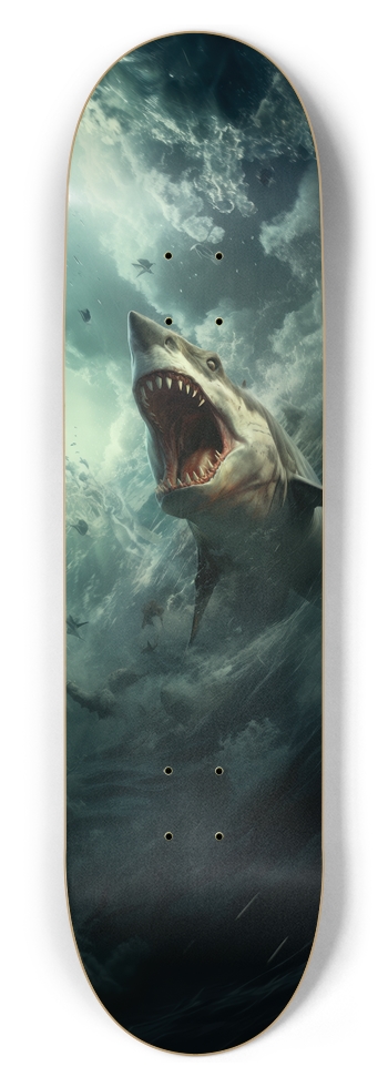 The Meg Glow-in-the-Dark Skateboard 8-1/2 Skateboard Deck