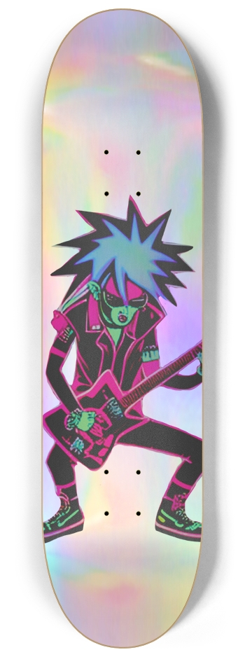 8.25 HOLOGRAPHIC PUNK OFF 8-1/4 Skateboard Deck