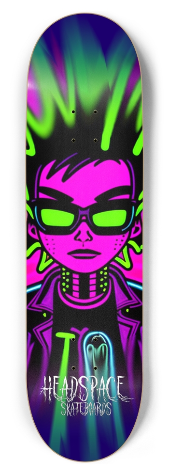 8.75 Neon PUNK 8-3/4 Inch Skateboard