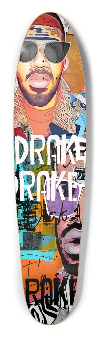 DRAKE DRAWING Longboard Longboard Shape