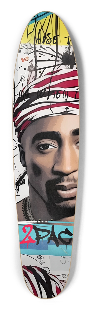 Rapper N°9 Drawing Longboard Longboard Shape