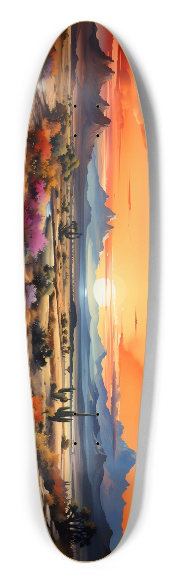 Painted Desert Longboard Longboard Shape