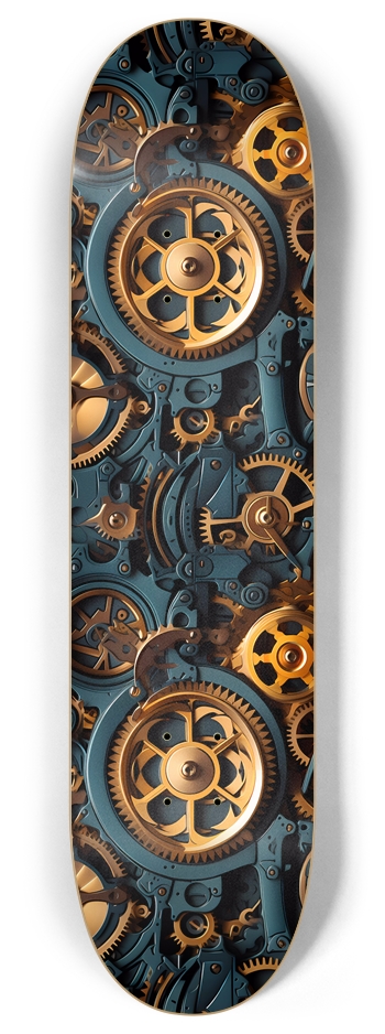 Mechanical Pattern 1 Skateboard 8 Inch Skateboard Deck