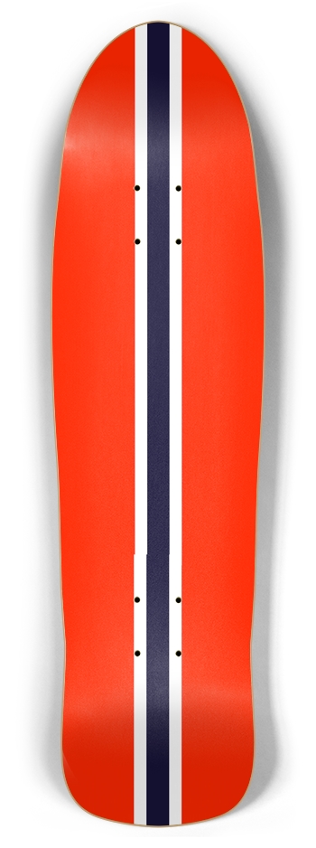 Italian Racer Red Skateboard Retro Rocket