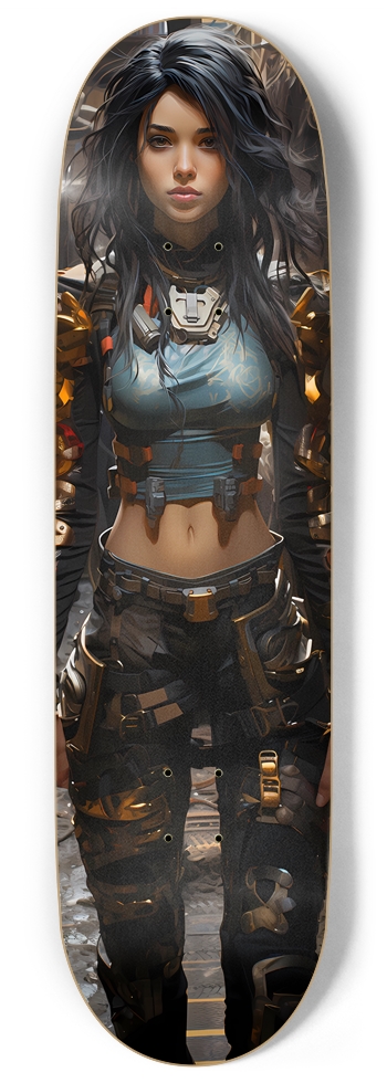 Mechagirl 2 Skateboard 9 Inch Skateboard