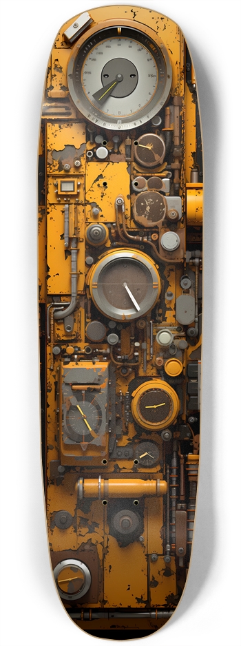 Dieselpunk 3 Skateboard Square Nose