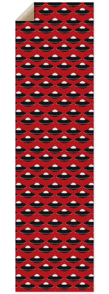 Red UFO Griptape 9 x 33 Inch Griptape