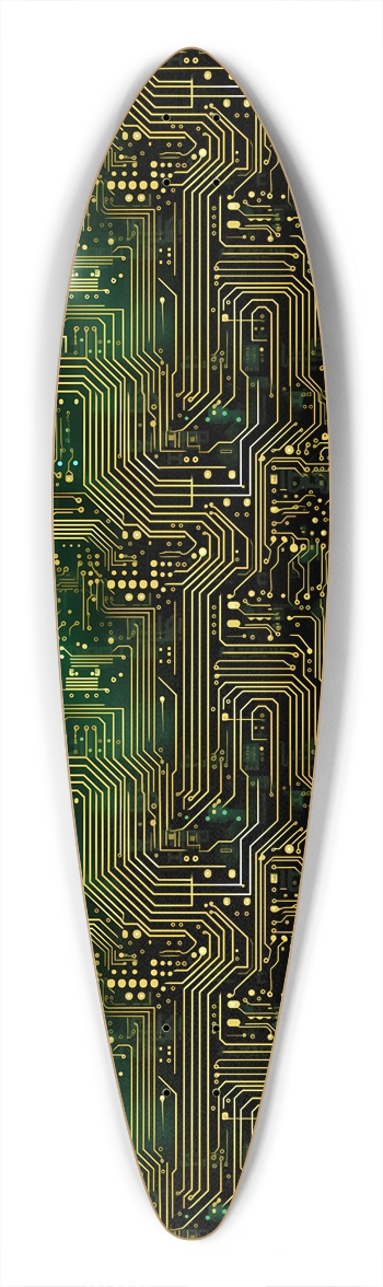 Circuit Board 1 Longboard Pintail Longboard