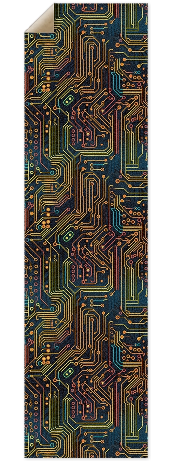 Circuit Board Pattern Griptape 9 x 33 Inch Griptape
