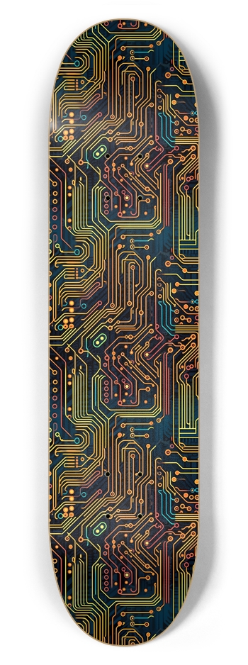Circuit Board 3 Skateboard 7-5/8 Skateboard Deck