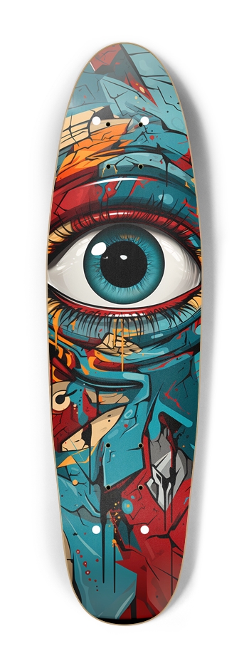 Big Eye Skateboard Cruiser Shape