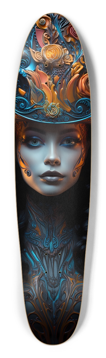 Neon Victorian Longboard Longboard Shape