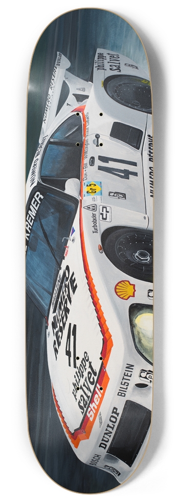 1979 Le Mans Porsche 935 - 9" 9 Inch Skateboard