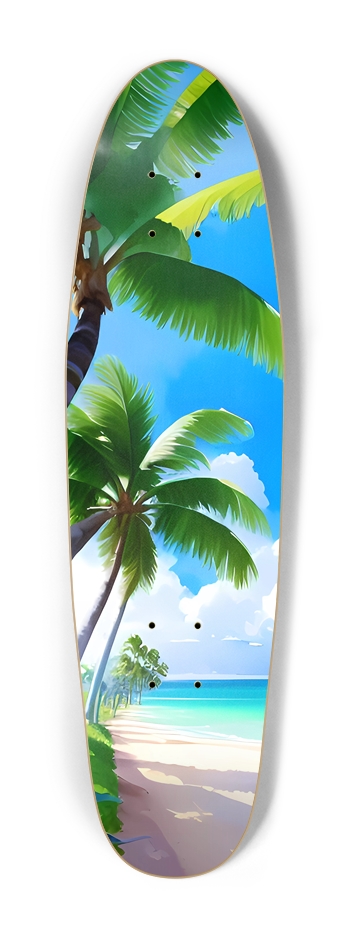 Tropical Cruiser Skateboard Cruiser Shape