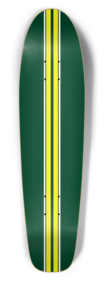 Racer Green Skateboard Bottle Tail
