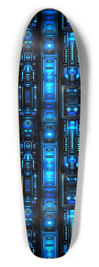 Futurepunk Cruiser Skateboard Bottle Tail