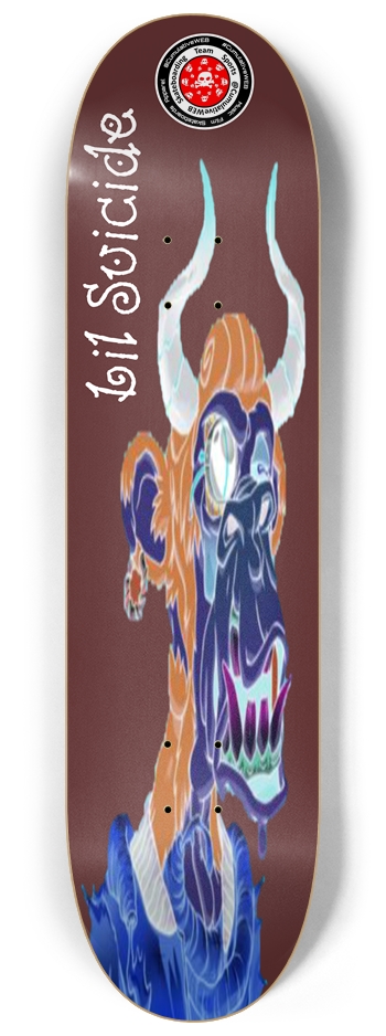 Lil Suicide #skateboards 8-1/4 Skateboard Deck