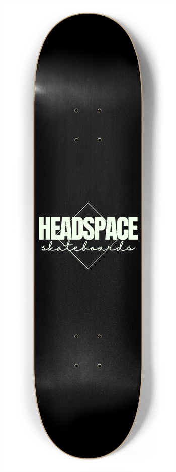 Glow in the dark Headspace Logo 7.75 7-3/4 Skateboard Deck
