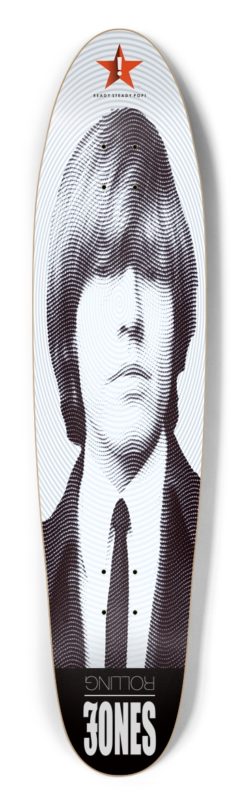 Rolling Jones (Mono) Custom Longboard Deck Longboard Shape