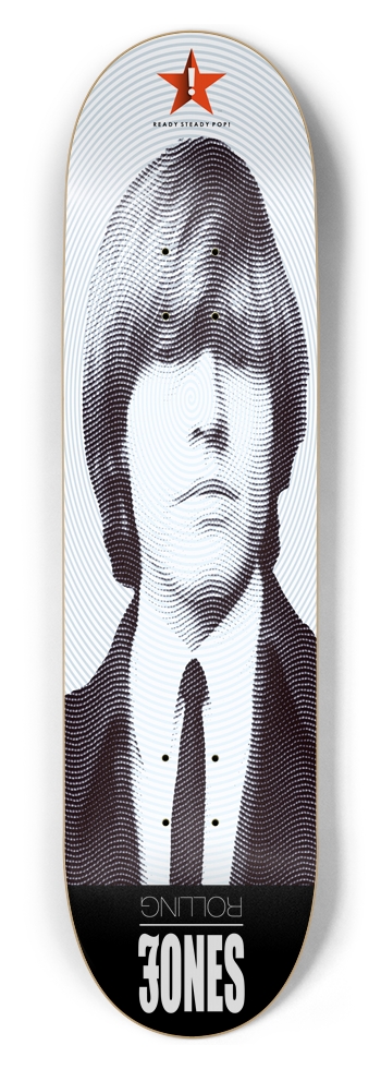 Rolling Jones (Mono) 8.5" Custom Popsicle Deck 8-1/2 Skateboard Deck