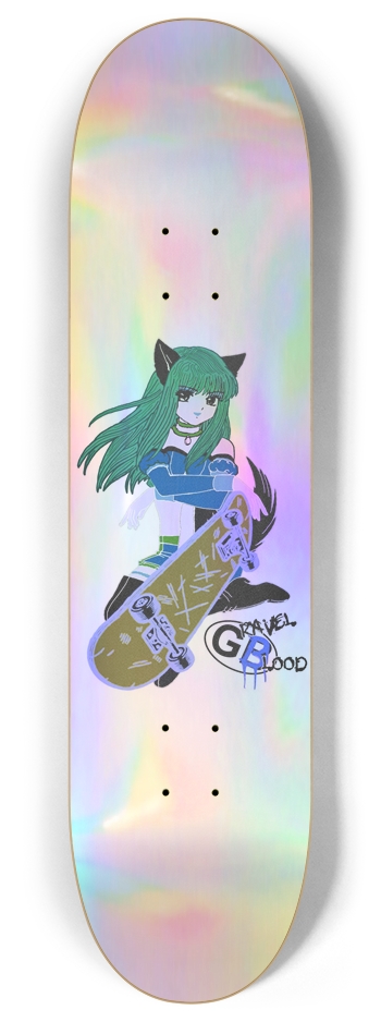 8.0 Gravel Blood - 001 8 Inch Skateboard Deck